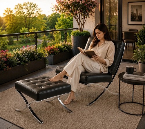 Premium barcelona chair and - barcelona,