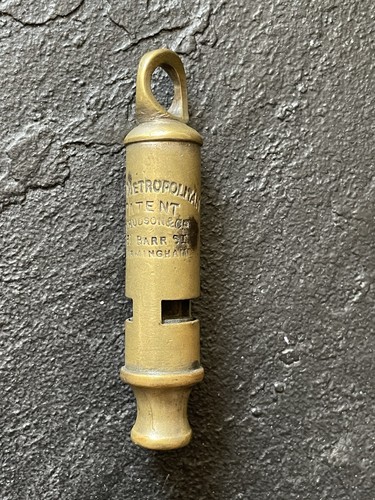 Antique police whistle the - -,