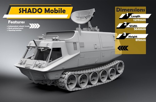 Scale shado mobile - 1/6, 12"