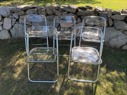 Mid century lucite chrome - century,