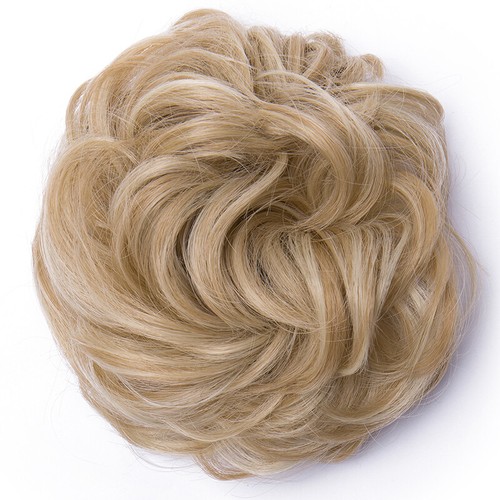 Natural messy bun scrunchie - natural,