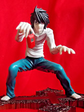 "JUNK""GENUINE" Death Note L Figure / SOLID PVC 5.5"  14cm JUN PLANNING /  ANIME