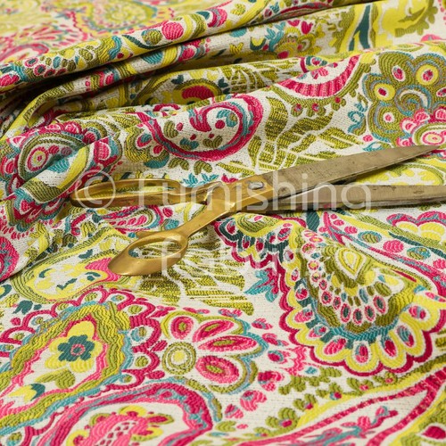 All over paisley - pattern, pink