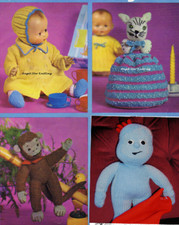 OVER 150 Vintage Knitting Patterns  Toys/Dolls COLLECTION ON CD