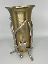 Luxury Silver Gold Metal Antler Wine Cooler Champagne Bottle Chiller Christmas 