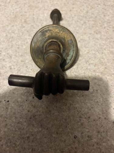 Antique brass safe door - door, handle