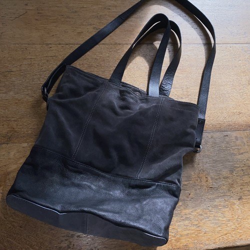 Superdry suede leather tote - superdry,