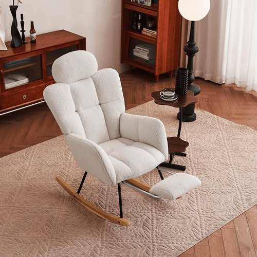 Rocking chair with padded - with,