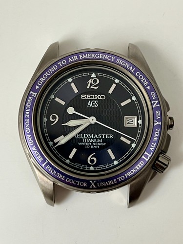 Seiko 5m22 6010 purple bezel - seiko,