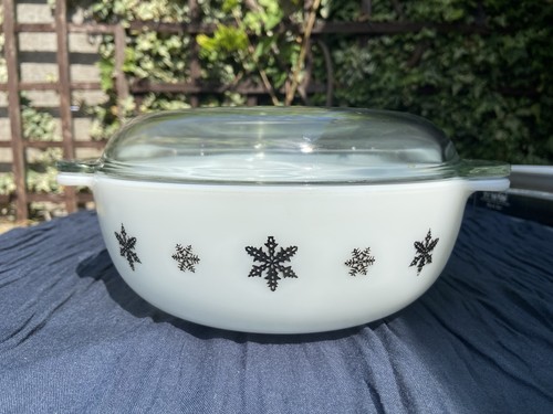 Vintage jaj pyrex gaiety - pyrex, black