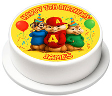 PERSONALISED CHIPMUNKS CAKE