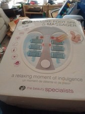 Rio Deluxe Foot Spa and Massager   with instructions read description 