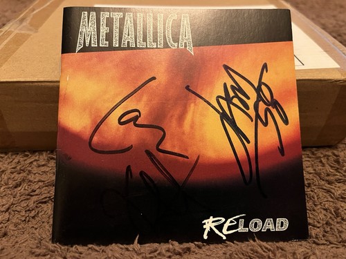 Metallica signed autographed - metallica,
