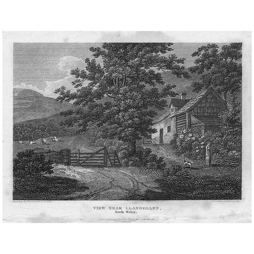 Llangollen view near - near, town