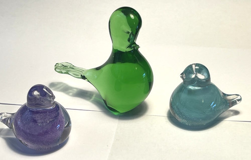 Swedish glass birds possible - swedish,