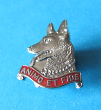 METROPOLITAN POLICE  ' Animo De Fide' Enamel Tie/Lapel Pin Badge. Dog Division.