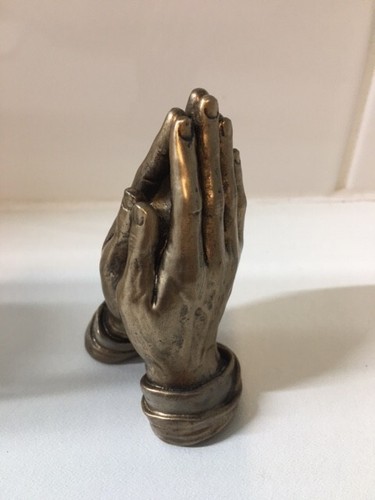 Resin praying hands - resin,