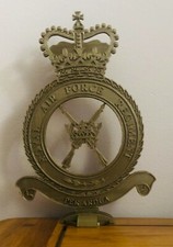 RAF Regiment Crest silhouette, ensignia emblem, Desktop ornament Veteran present