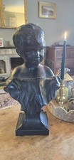 Vintage Detailed Bust Of Young