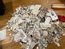 world stamp mostly off paper