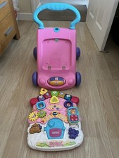 VTech First Steps Baby Walker Pink Musical Activity Centre