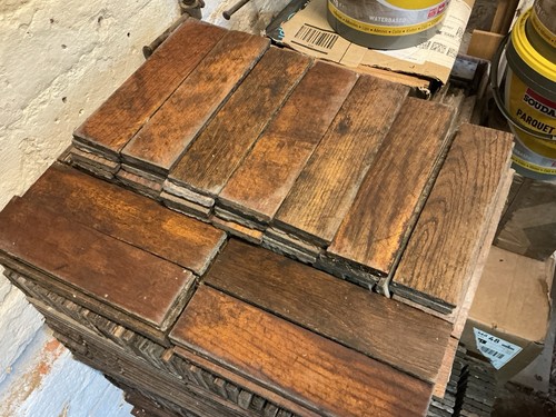 Oak parquet flooring - oak,