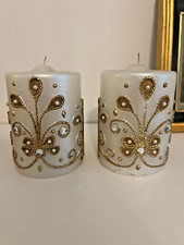 Pair Of Candles Vintage Early