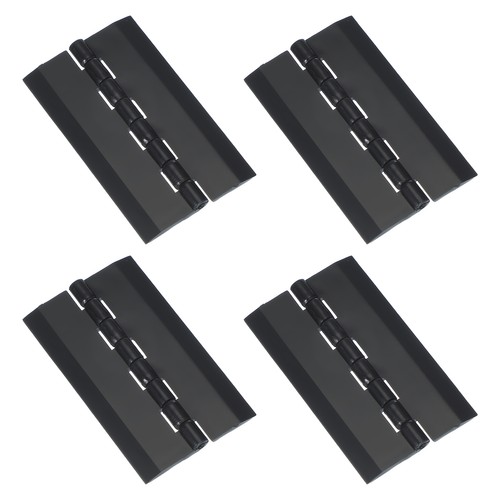 Pcs black plastic - plastic, hinges