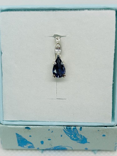 Bengal blue iolite pendant - bengal,