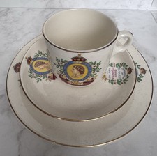 ***Vintage Royal Harvey Trio - Royal Harvey Staffordshire - 1953 Coronation***
