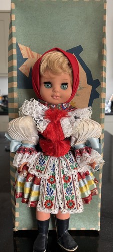 Vintage 60s lidova tvorba doll - tvorba,