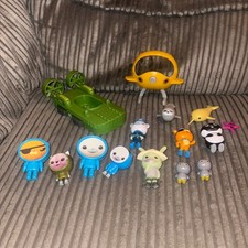 Cbeebies Octonauts Magazine Toy Figures and Vehicles Bundle Dashi Tweak Kwazii