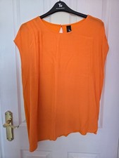 Gok Wan For TU Orange Short Sleeve Top Size 18 Brand new without tags