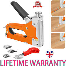 Staple Gun 3-in-1 Heavy Duty Tacker Stapler Upholstery Nail Gun 3000x Staples UK