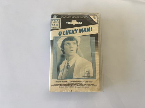 Lucky man vhs video - lucky,