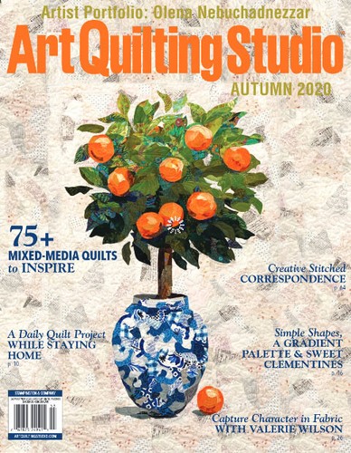 Art quilting studio magazine - art,