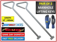 2pc Pair Manhole Cover Lifting