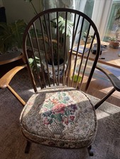 Ercol Rocking Armchair 1970 With Original Cushions