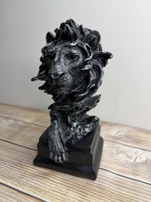 Lion Head Bust Sculpture Resin