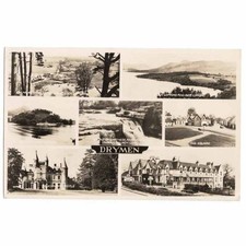DRYMEN Stirlingshire, RP Multiview Postcard Postally Used c1950s