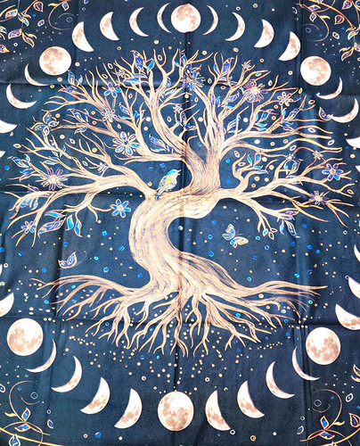 Tree life moon phases wall - life,