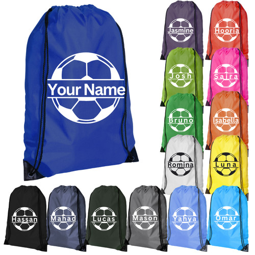 Personalised drawstring bag - drawstring,