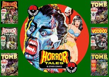 Horror Tales & Other Horror Comics On PC DVD Rom (CBR Format)