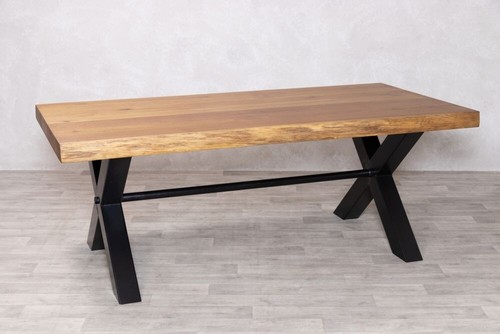 Solid oak live edge dining - live,
