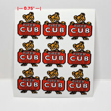 0.75 Inch Piper Cub Aircraft Co. Vintage Style Airplane Decals / Vinyl Stickers