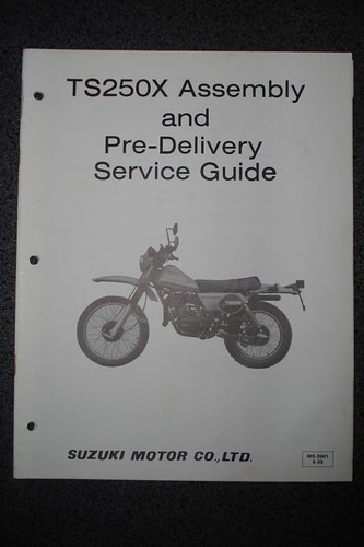 Suzuki ts250x assembly and - suzuki,