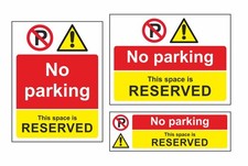 NO PARKING THIS SPACE IS