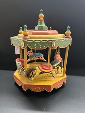 Wood Carved Carousel 14 inches