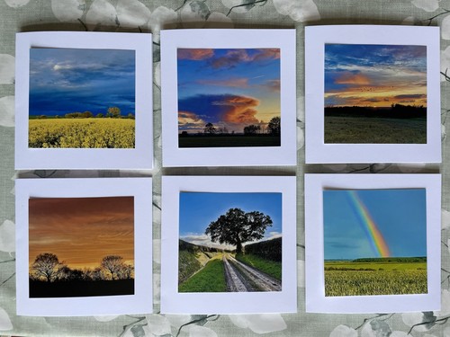 Handmade landscape greeting - 6,