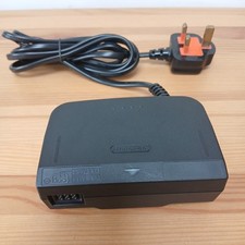 Official Nintendo 64 N64 Power Supply PSU UK Plug Tested Working Fast Dispatch 